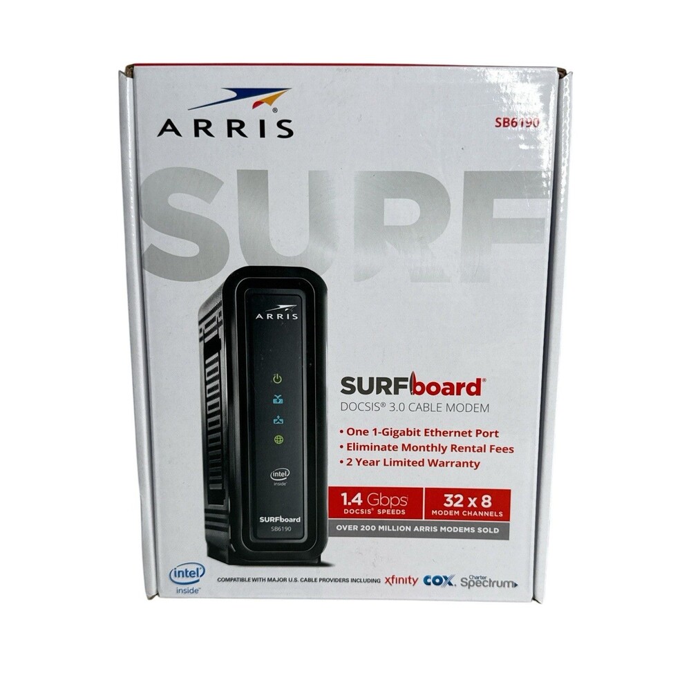 Cable Modem ARRIS SURFboard SB6190 DOCSIS 3.0(Black)